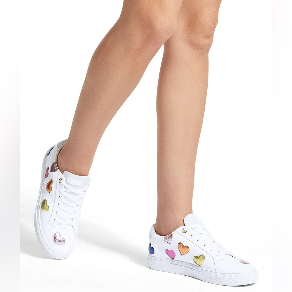 KURT GEIGER LONDON Lane Love Low Top Sneakers - Picture 1 of 12
